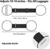 💥 2pcs Multi Use Strong Adjustable Luggage Connector Straps