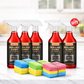 🧼  ✨ Horno &  Spray limpiador de parrillas: disuelve la grasa en 5 minutos, sin necesidad de frotar. &  Elimina los olores