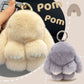 📢📢LIMITED TIME SPECIAL SALE 50% OFF !! ⏰🐰Handmade Soft Bunny PomPom Charms – Fluffy, Cute & Perfect for Bags, Keys & Gifts🎉