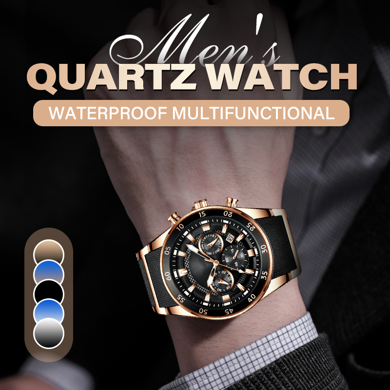 ⏳Speciale a tempo limitato⌛Orologio al quarzo multifunzionale impermeabile da uomo