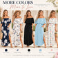 👗Women's Off-Shoulder Ruffled Side-Slit Maxi Dress with Pockets