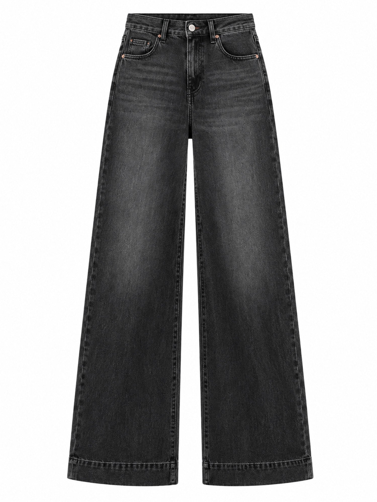 💖Black Friday Mega Deal – 50% off!💖Women's Vintage-Wash High-Rise Wide-Leg Jeans