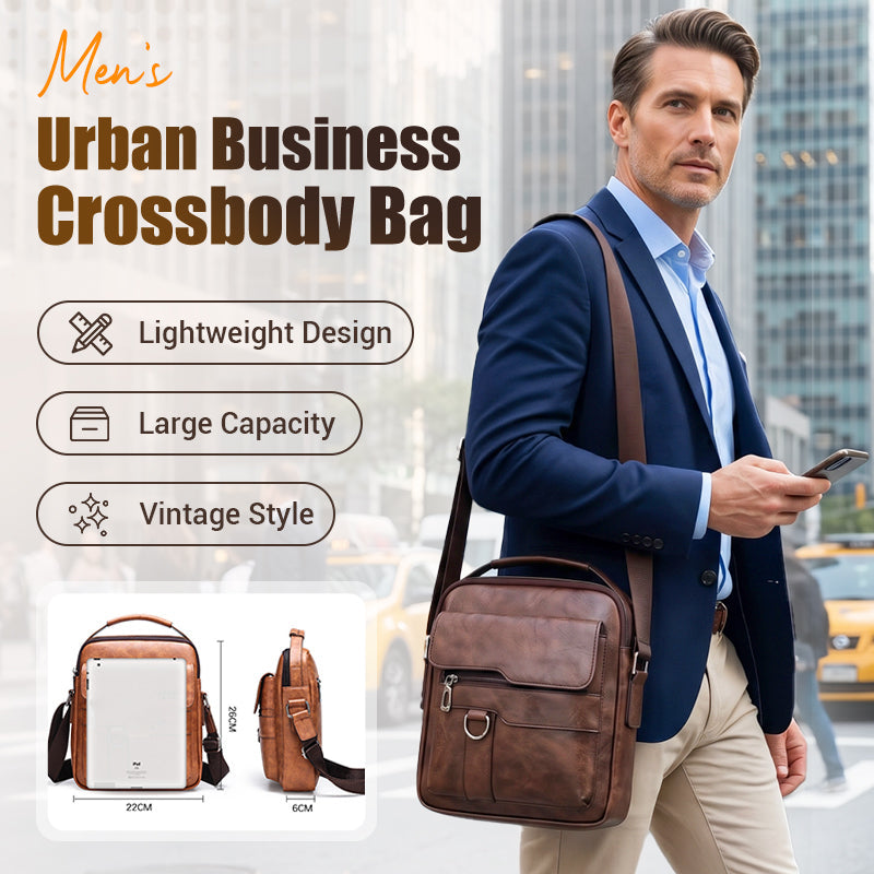 ⏳Time-Limited Special⏰Business Men’s Casual Crossbody Bag – Sleek Style for Work & Travel