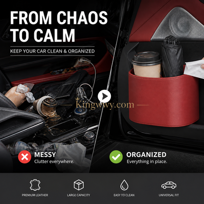 🥳2026 HOT SALE🥳💞50K+ SOLD!🚗🧺 50% OFF! Leather Car Door Cup Holder – Wide‑mouth opening, easy reach for drinks & phone. Clip‑on secure fit. PU leather, tough & stylish. 🛡️✨