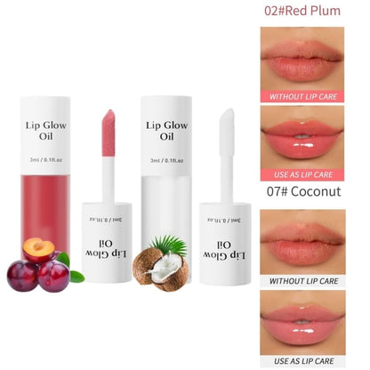 ⏳2026 NEW YEAR BUY MORE SAVE MORE✨ONLY ￡9.99!!!💋Tinted Lip Glow Oil - For Lush, Hydrated Lips with a Natural Glow! 💖