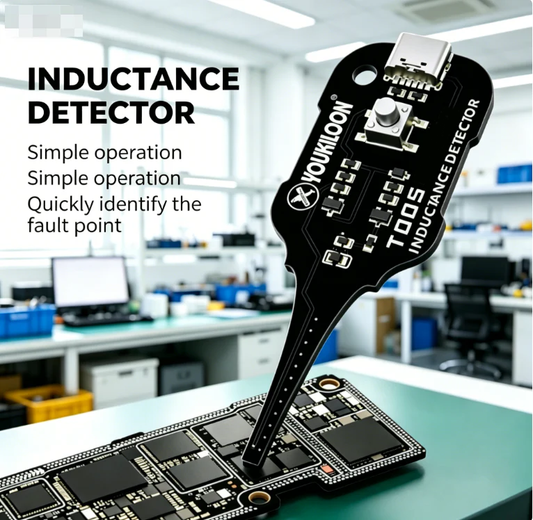 In-Circuit Inductor Tester – One-button simplicity, clear indicator. Non-contact, rapid diagnosis. A must-have for electronics repair. 📟🕊️