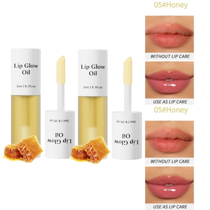 ⏳2026 NEW YEAR BUY MORE SAVE MORE✨ONLY ￡9.99!!!💋Tinted Lip Glow Oil - For Lush, Hydrated Lips with a Natural Glow! 💖
