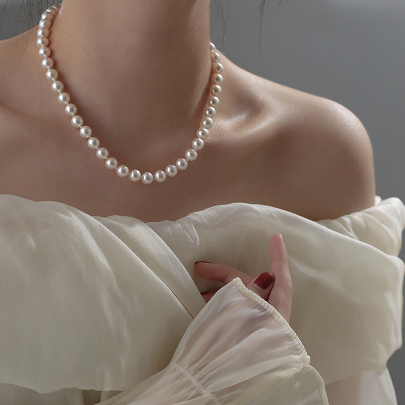 🔥Hot Sale 49% OFF+Gift Box (Free) 🎁 AAAA Pearl Necklace