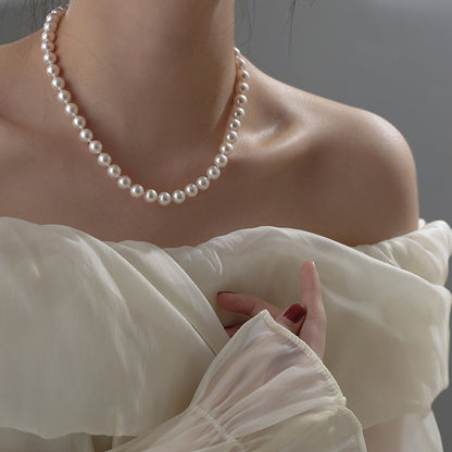 🔥Hot Sale 49% OFF+Gift Box (Free) 🎁 AAAA Pearl Necklace