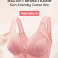 📢📢50% OFF !! 💕CloudComfort™ Front-Button Cotton Bra – Breathable • Wire-Free • All-Day Support • Non-Padded & Skin-Friendly 🌿