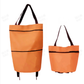 🎁Offerta speciale di fine giornata: 49% di sconto!🛒 Borsa per la spesa pieghevole – La borsa con ruote che salva la tua schiena