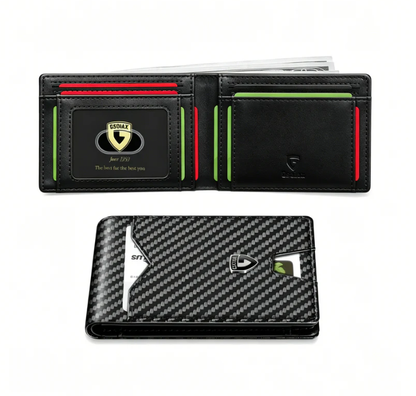 🎁2026 New Arrivals 50% OFF💥RFID-Blocking Leather and Carbon Fiber Credit Card Holder