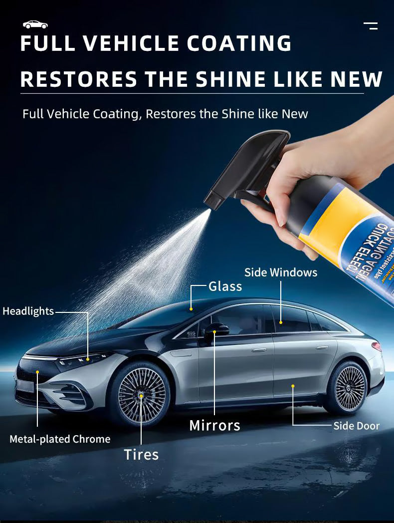 ⏰LAST DAY SALE 50% OFF🥳💞Advanced Car Quick-acting Coating Agent Spray(Bonus towel included with every purchase!)