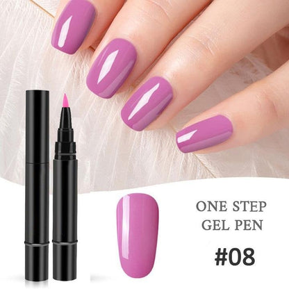 ⏰Limited Time Buy 1 Get 1 Free🔥 - $14.9 For 2 Pcs! One Step Nail Gel Pen