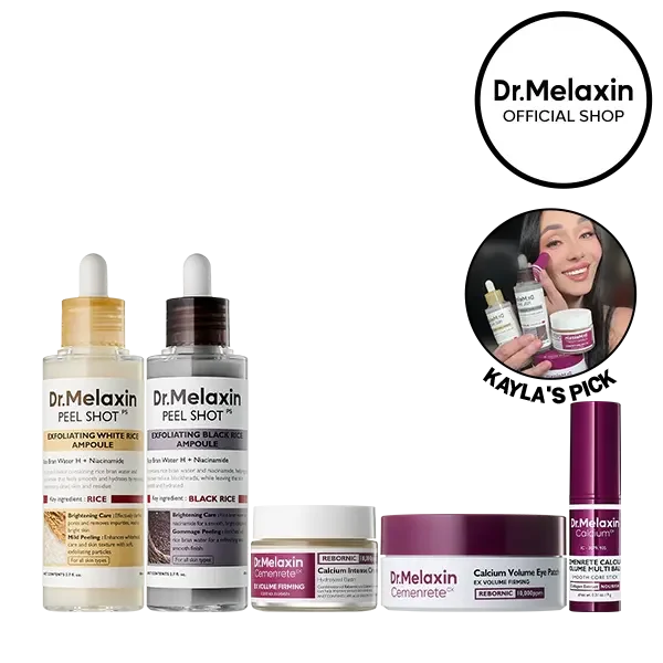 [Dr.Melaxin Official] Spring Glow Skincare Set best collection for Pore Care & Blemish Fading with Exfoliating