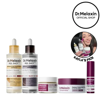 [Dr.Melaxin Official] Spring Glow Skincare Set best collection for Pore Care & Blemish Fading with Exfoliating