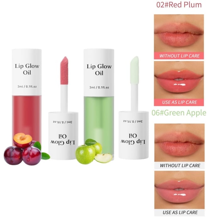 ⏳2026 NEW YEAR BUY MORE SAVE MORE✨ONLY ￡9.99!!!💋Tinted Lip Glow Oil - For Lush, Hydrated Lips with a Natural Glow! 💖