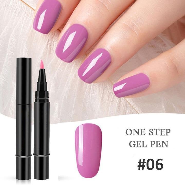 ⏰Limited Time Buy 1 Get 1 Free🔥 - $14.9 For 2 Pcs! One Step Nail Gel Pen