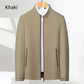 Unisex Stand Collar Zipper Casual Jacket