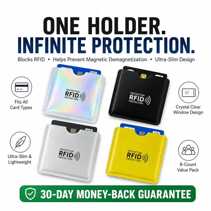 ✨ RFID Blocking Sleeves for Credit Cards