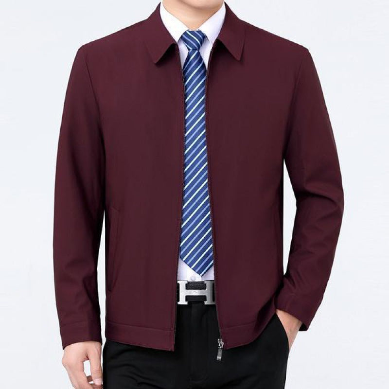 🎊Christmas sale - 47% Off🎊 Men's Solid Color Business Jacket