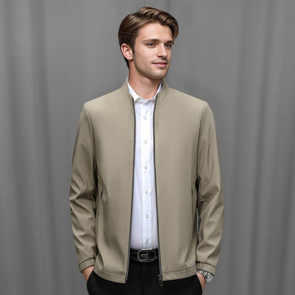 ✨Nuovi arrivi autunnali ✨Giacca casual da uomo con collo alto e cerniera