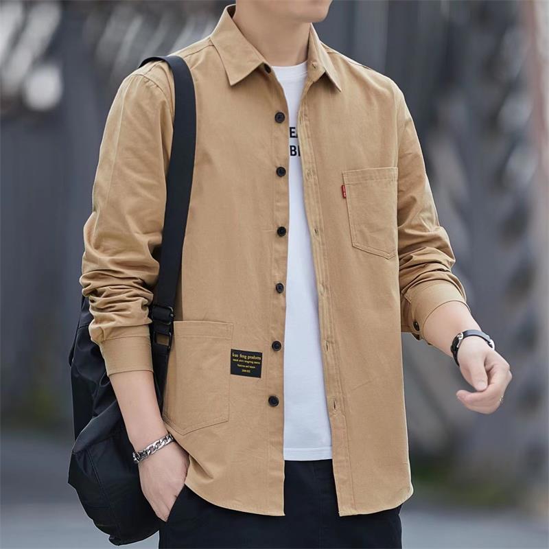 Men's Casual Pure Cotton Long Sleeve Shirt（50% OFF）