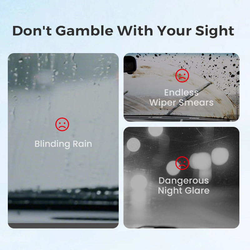 🚗BUY 2 GET 1 FREE! Auto Glass Oil Film Remover – Eliminates stubborn grease, wax & road grime. Restores crystal-clear visibility – safer night & rainy driving! 🌧️✨