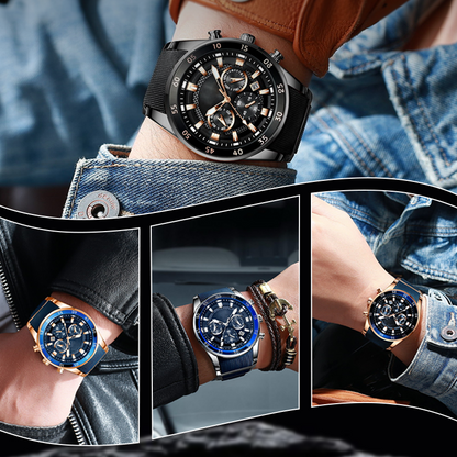 ⏳Speciale a tempo limitato⌛Orologio al quarzo multifunzionale impermeabile da uomo