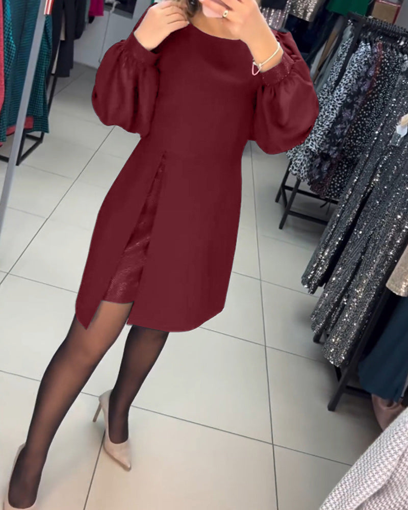 🌷Limited Time 73% OFF💞Elegant Puff Sleeve Dress