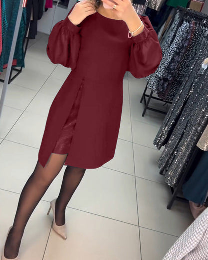 🌷Limited Time 73% OFF💞Elegant Puff Sleeve Dress