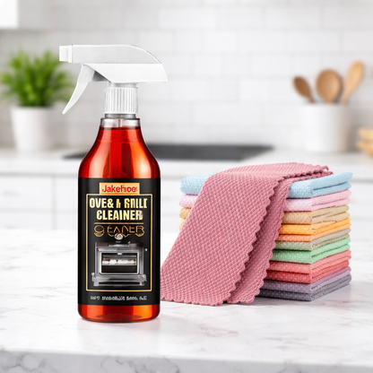 🧼 ✨ Oven & Grill Cleaner Spray – Dissolves Grease in 5 Mins, No Scrubbing & Eliminates Odors