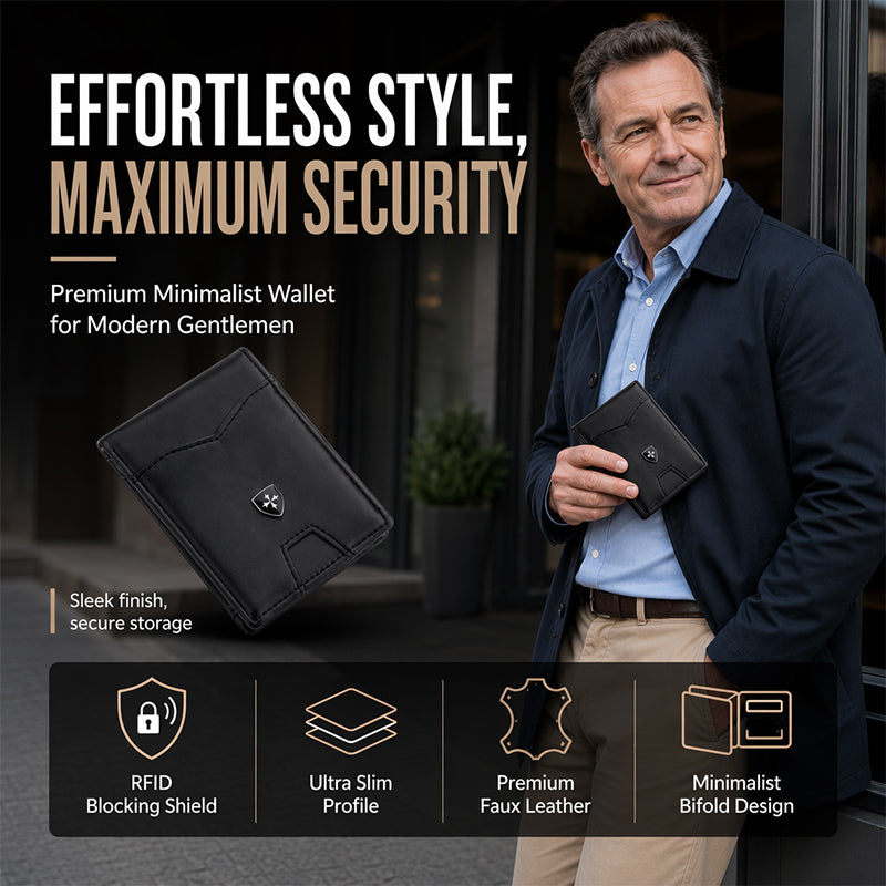🎁2026 New Arrivals 50% OFF💥RFID-Blocking Leather and Carbon Fiber Credit Card Holder