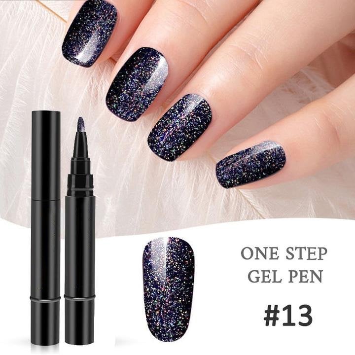⏰Limited Time Buy 1 Get 1 Free🔥 - $14.9 For 2 Pcs! One Step Nail Gel Pen
