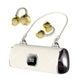 Fashionable Clip-On Wireless Headphones with Handbag