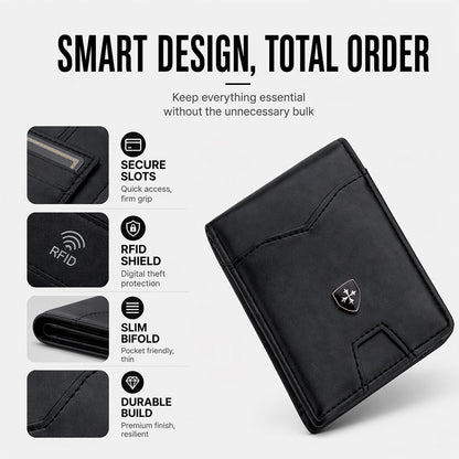 🎁2026 New Arrivals 50% OFF💥RFID-Blocking Leather and Carbon Fiber Credit Card Holder