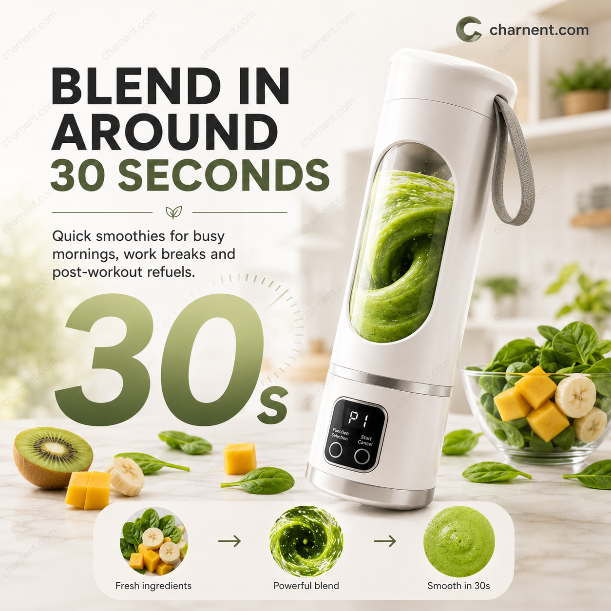 Hot Sale 60% OFF！！！Portable Cordless Juicier