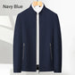 Unisex Stand Collar Zipper Casual Jacket