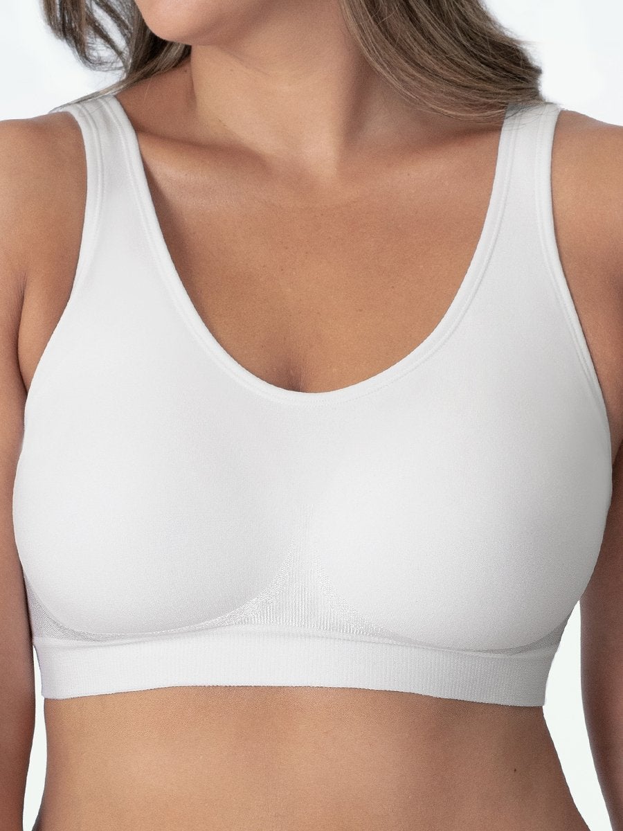 ✨ubras Seamless Bras for Women Full Coverage Wireless Bralette Widen Straps Side Comfortable Breathable