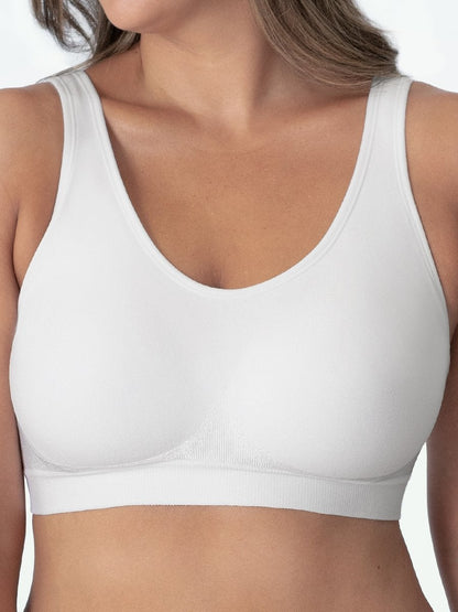 ✨ubras Seamless Bras for Women Full Coverage Wireless Bralette Widen Straps Side Comfortable Breathable