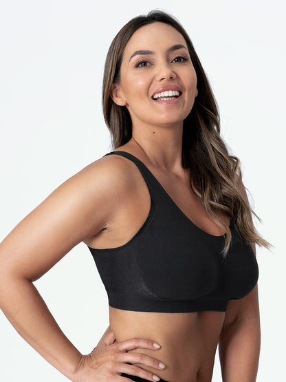 ✨ubras Seamless Bras for Women Full Coverage Wireless Bralette Widen Straps Side Comfortable Breathable