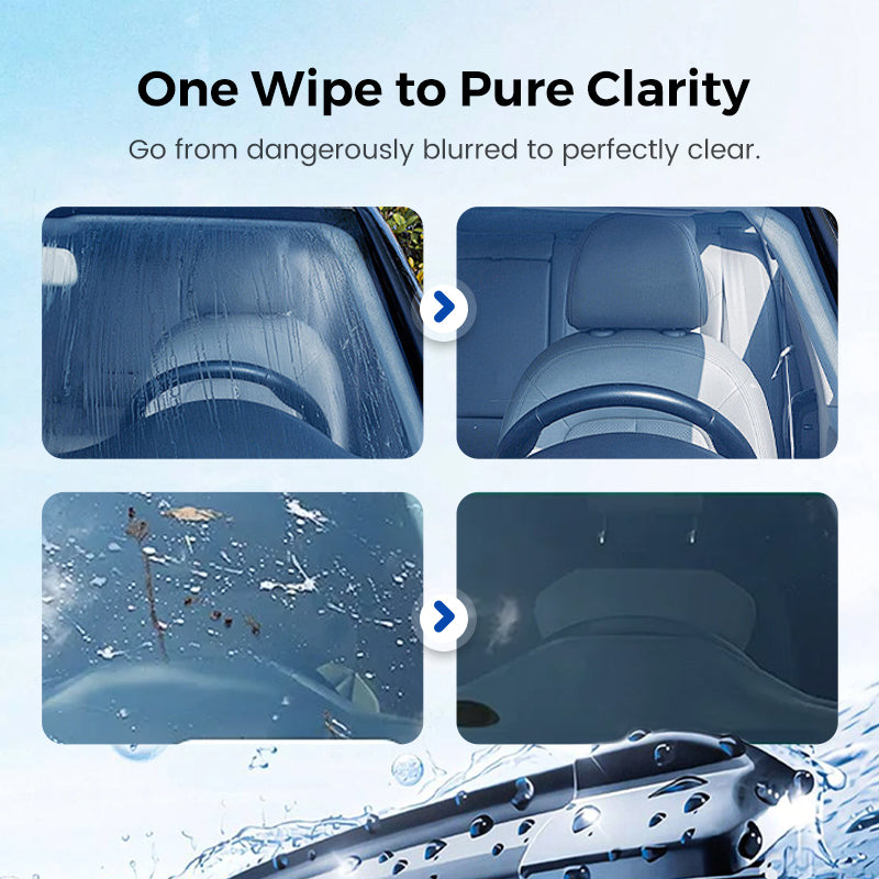 🚗BUY 2 GET 1 FREE! Auto Glass Oil Film Remover – Eliminates stubborn grease, wax & road grime. Restores crystal-clear visibility – safer night & rainy driving! 🌧️✨