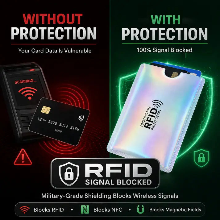 ✨ RFID Blocking Sleeves for Credit Cards