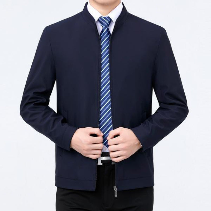 🎊Christmas sale - 47% Off🎊 Men's Solid Color Business Jacket