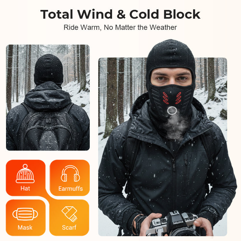 🖤Black Friday Sale:50% OFF🖤🔥Unisex Windproof Winter Warm Full Face Mask❄️