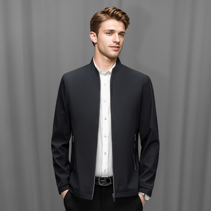 🔥2025 New Year Hot sale 50% OFF🔥Men's Standing Collar Zipper Casual Jacket