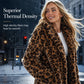 💥2026 HOT SALE - 🏆50% OFF!!❄️ Luxe Winter Style | Women's Leopard Print Faux Fur Coat
