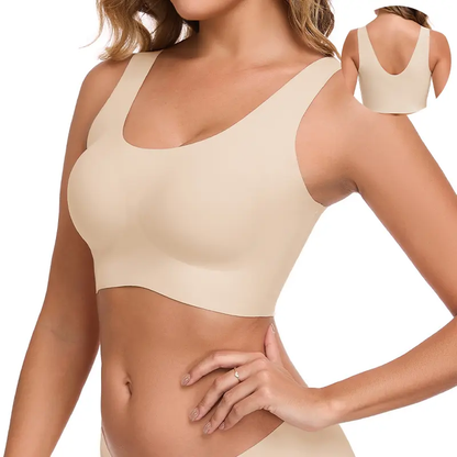 ✨ubras Seamless Bras for Women Full Coverage Wireless Bralette Widen Straps Side Comfortable Breathable