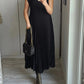 🔥HOT SALE🔥Sleeveless pleated simple solid colour dress