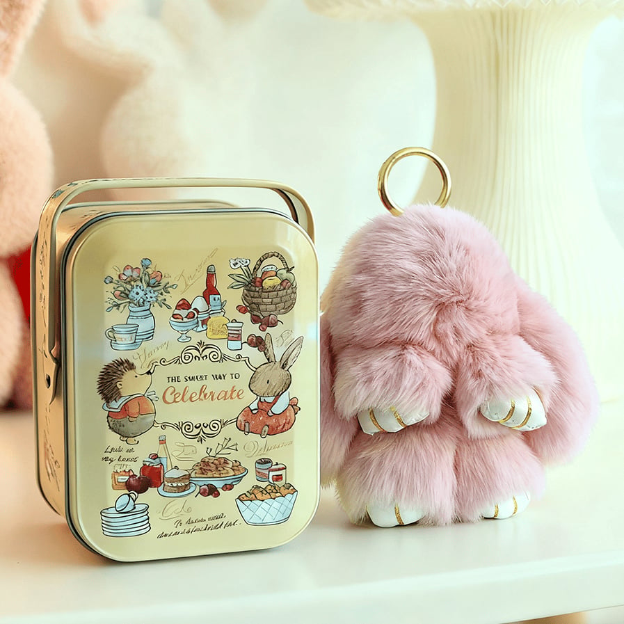 📢📢LIMITED TIME SPECIAL SALE 50% OFF !! ⏰🐰Handmade Soft Bunny PomPom Charms – Fluffy, Cute & Perfect for Bags, Keys & Gifts🎉